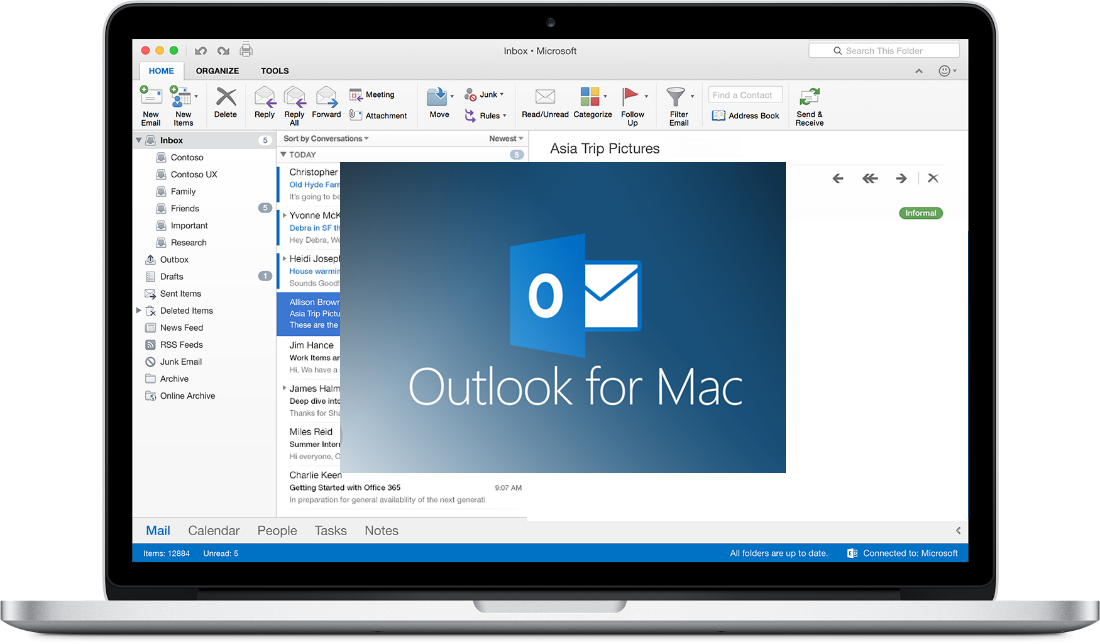 how do you zoom in outlook for mac 2016